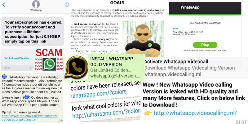 whatsapp scams